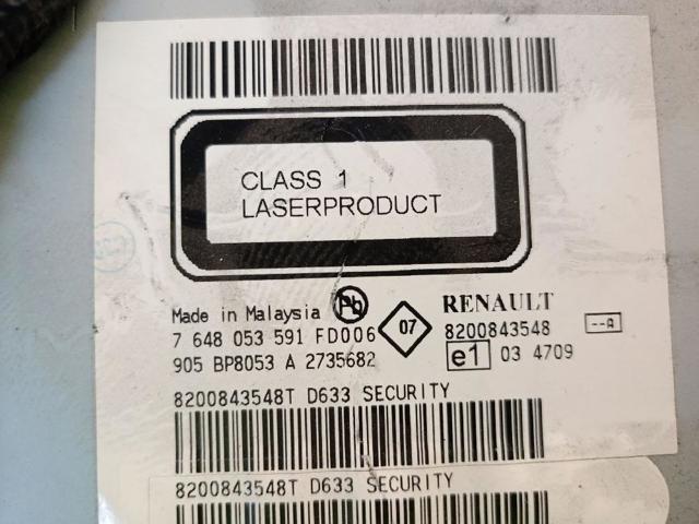 RENAULT 8200843548 в наличии Черновцы