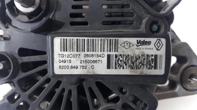8200849752 RENAULT Генератор купить в Винница