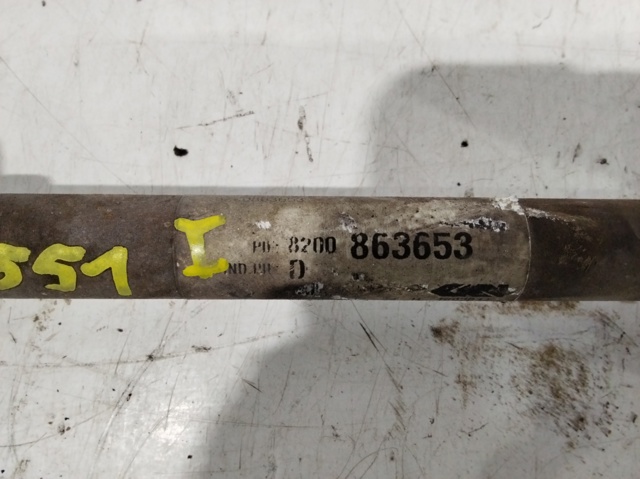 RENAULT 8200863653 Левая полуось в наличии Запорожье