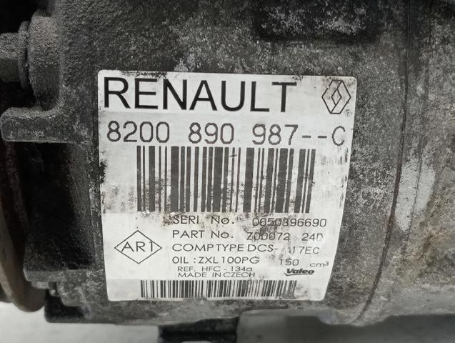RENAULT 8200890987C Компрессор кондиционера в наличии Запорожье
