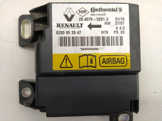 8200952847 RENAULT Модуль-процессор управления подушкой безопасности (ЭБУ AIRBAG) купить в Кривой Рог