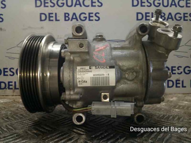 Compressor de ar condicionado para Renault Clio II 1.2 (BB0a, BB0F, BB10, BB1K, BB28, BB2D, BB2H, CB0A,... D4F712 8200953359