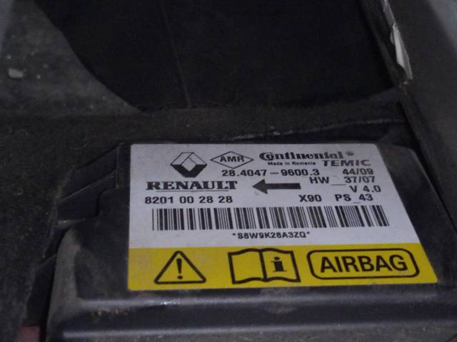 Centralita airbag para dacia sandero 1.4 mpi lpg k7j710 8201002828