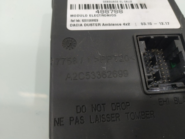 Unidade de conforto Dacia Logan 1 LS