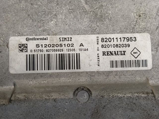 RENAULT 8201117953 Блок управления двигателем в наличии Львов