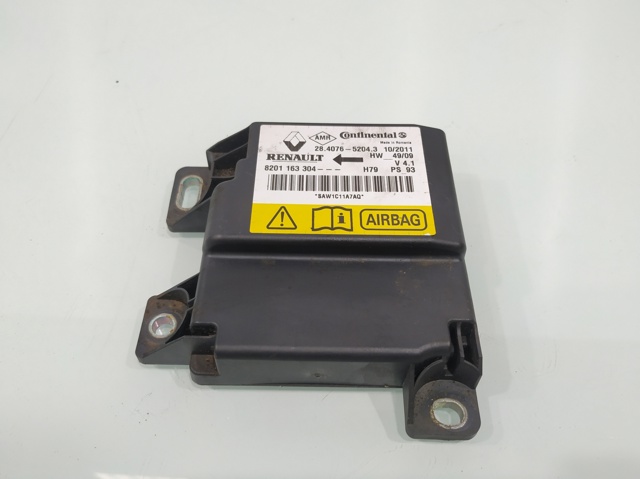8201163304 RENAULT Модуль-процессор управления подушкой безопасности (ЭБУ AIRBAG) купить в Украина