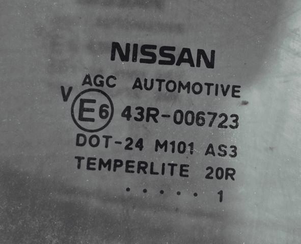 823001KK1A NISSAN Стекло двери задней правой купить в Одесса