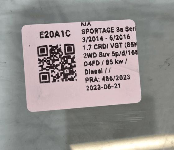 HYUNDAI 824113U000A Стекло двери передней левой в наличии Ровно