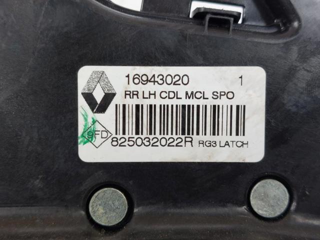 RENAULT 825037601R Замок двери задней левой в наличии Чернигов