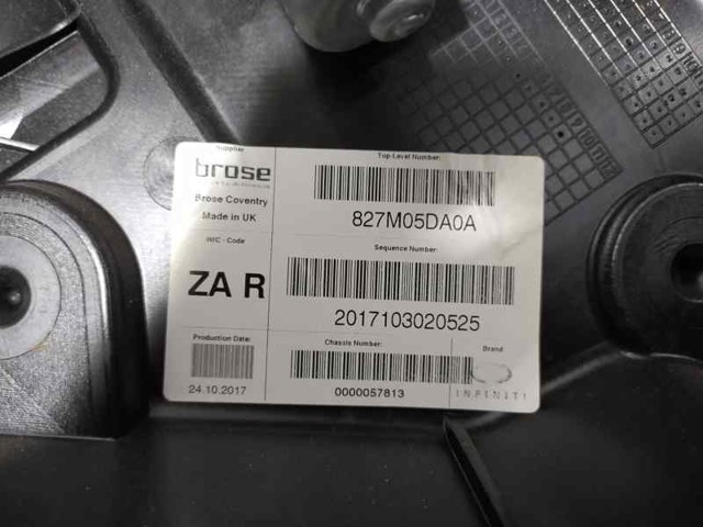 NISSAN 827205DM0A Механизм стеклоподъемника двери задней правой в наличии Львов