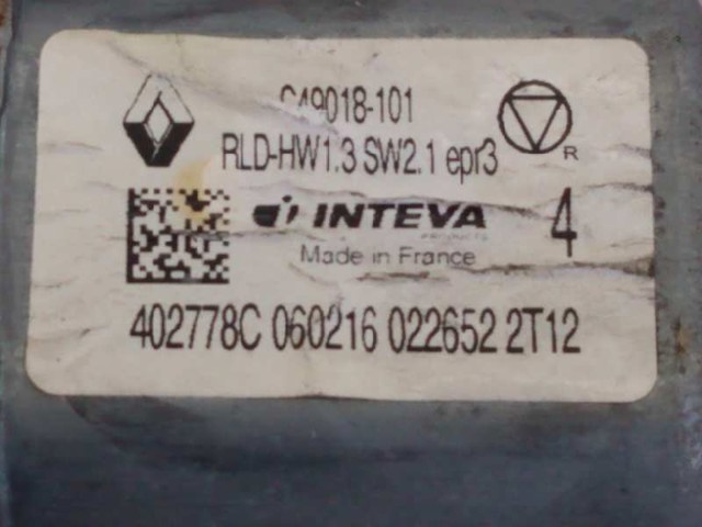 RENAULT 827219072R Мотор стеклоподъемника двери задней левой в наличии Запорожье