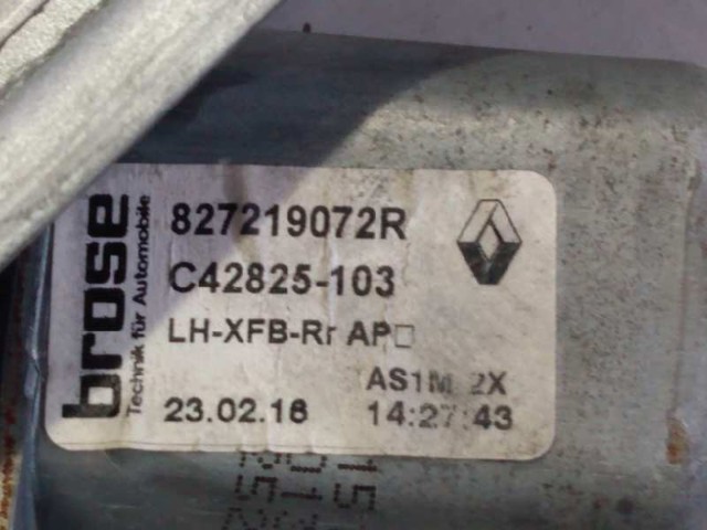 RENAULT 827219072R Мотор стеклоподъемника двери задней левой в наличии Житомир