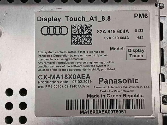 VAG 82A919604A Дисплей многофункциональный в наличии Запорожье