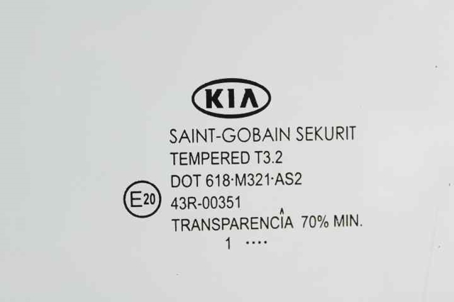 HYUNDAI 834111H000 Стекло двери задней левой в наличии Львов