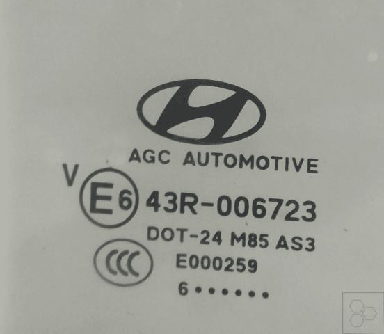 HYUNDAI 83420D7010 Стекло двери задней правой в наличии Житомир
