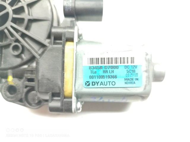 83450D7000 HYUNDAI Мотор стеклоподъемника двери задней левой купить в Полтава