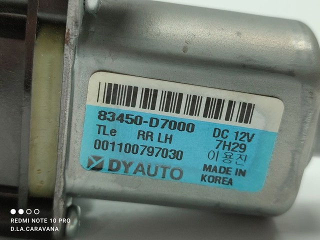 83450D7000 HYUNDAI Мотор стеклоподъемника двери задней левой купить в Винница