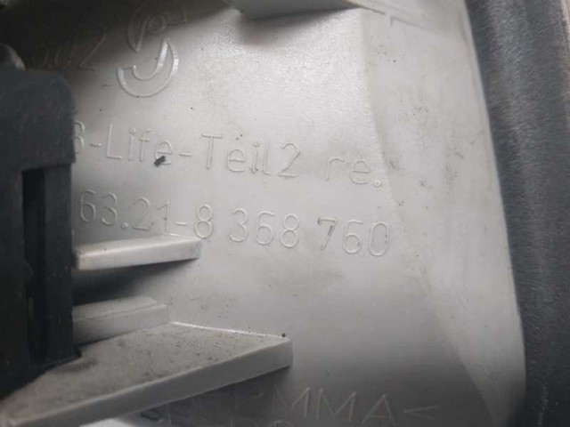 8368760 BMW Фонарь задний правый внутренний купить в Львов