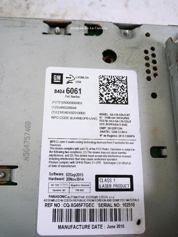 84046061 OPEL Магнитола (радио AM/FM) купить в Кривой Рог