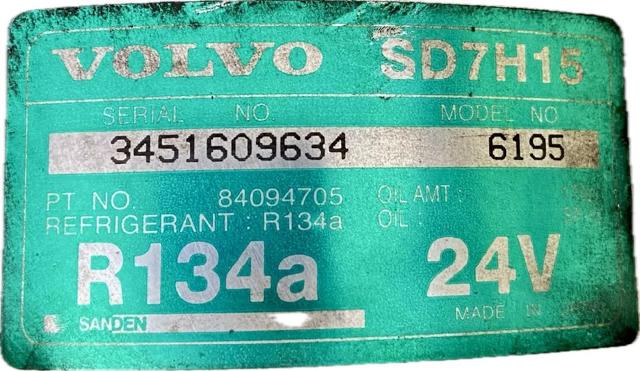VOLVO 84094705 Компрессор кондиционера в наличии Тернополь