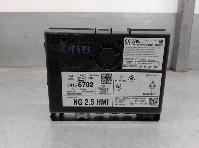 84156702 OPEL Блок управления навигацией купить в Николаев