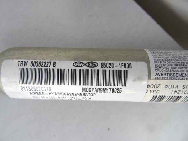 850201F000 HYUNDAI Шторка боковая, правая купить в Днепр
