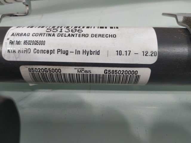 85020G5000 HYUNDAI Шторка боковая, правая купить в Черновцы