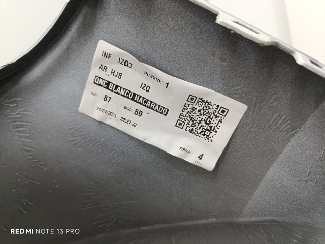 850B24277R Бампер задний, нижняя часть купить Николаев