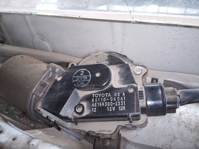 Motor de limpador pára-brisas do pára-brisas 851100K061 Toyota