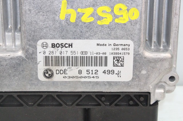 8512499 BMW Модуль управления (ЭБУ) двигателем купить в Каменское