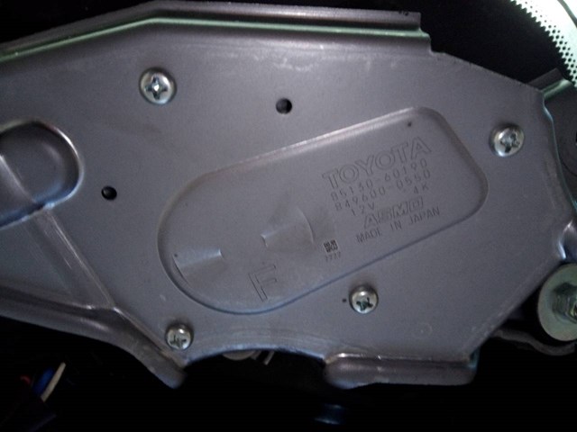 Motor de limpador pára-brisas de vidro traseiro 8513060190 Toyota