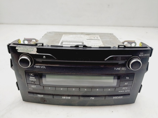 Aparelhagem de som (rádio AM/FM), universal 8612002A70 Toyota