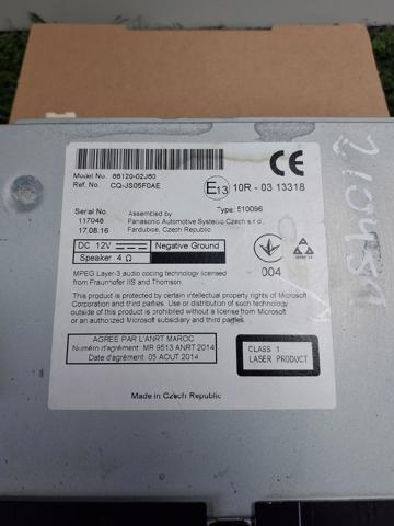 TOYOTA 8612002J60 Магнитола в наличии Хмельницкий