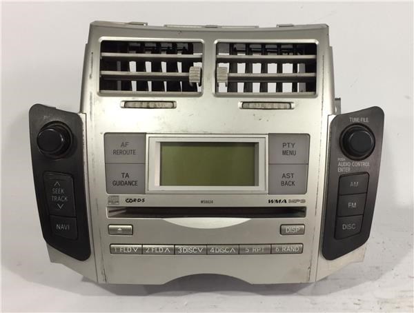 Sistema de áudio / rádio cd para Toyota Yaris 1.4 D-4D (nlp90_) 1 861200D210