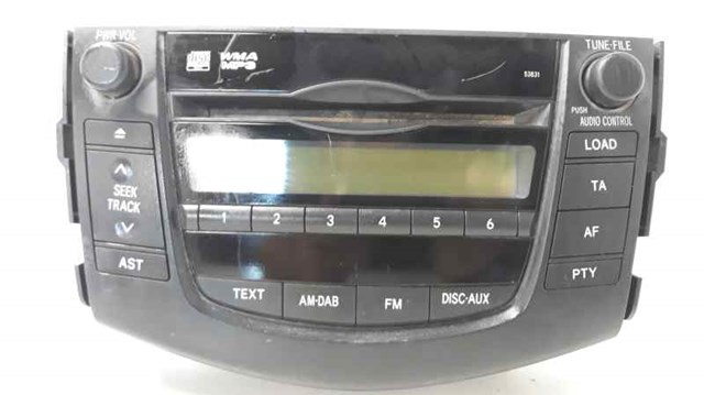 Aparelhagem de som (rádio AM/FM), universal 8612042280 Toyota