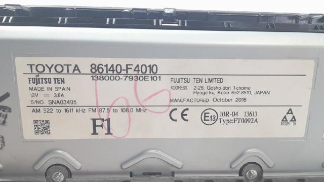86140F4020 TOYOTA купить в Черкассы