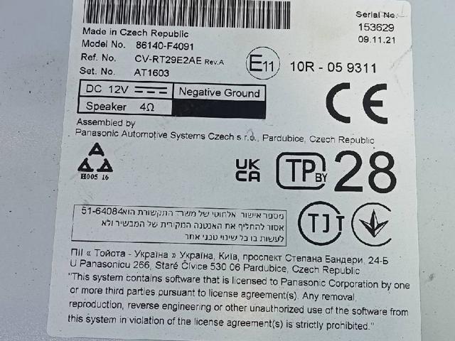 TOYOTA 86140F4091 в наличии Винница