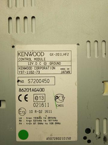SUBARU 86201AG400 Магнитола в наличии Каменское