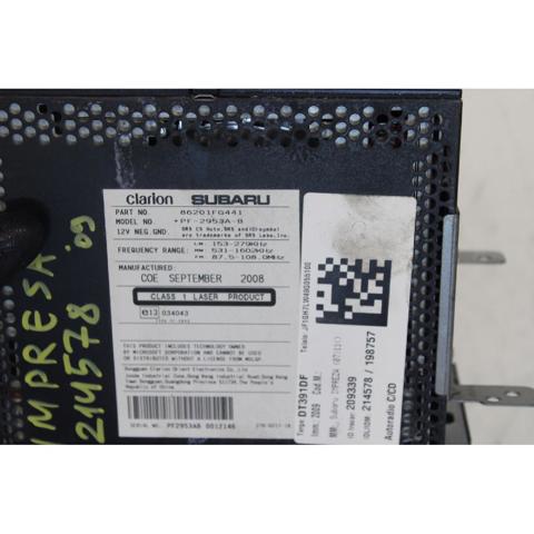 SUBARU 86201FG441 Магнитола (радио AM/FM) в наличии Хмельницкий