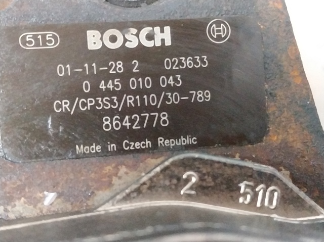 Bomba de combustível de pressão alta Volvo S60 1 RS, RH