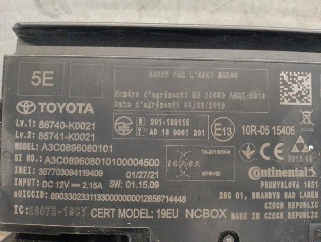 TOYOTA 86740K0021 в наличии Харьков
