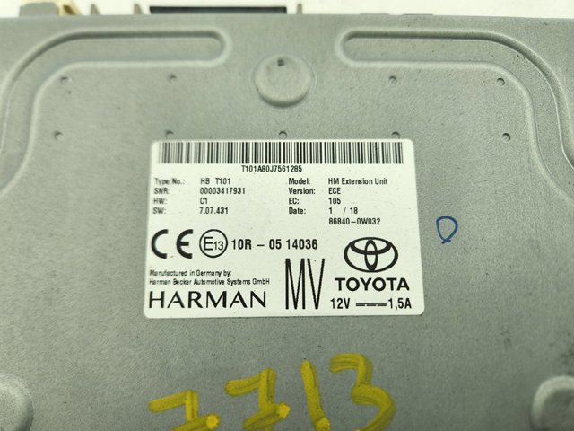 TOYOTA 868400W032 в наличии Хмельницкий
