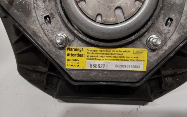 8686221 Подушка безопасности (AIRBAG) водительская купить Ирпень