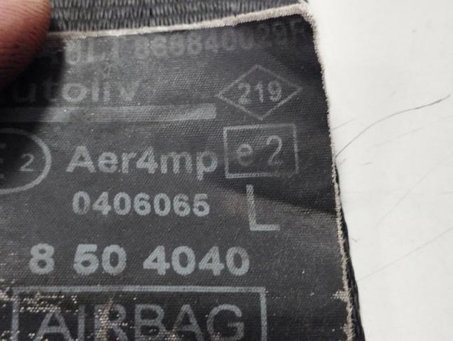868840029R RENAULT Левый ремень безопасности купить в Житомир