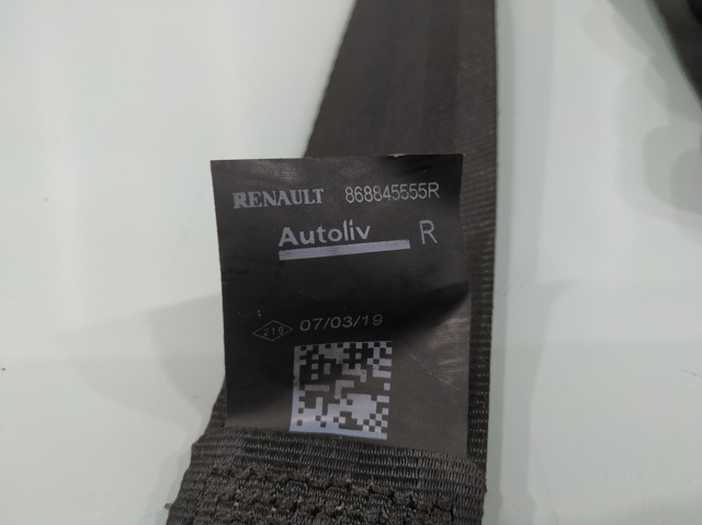 RENAULT 868845555R Ремень безопасности передний правый в наличии Ужгород