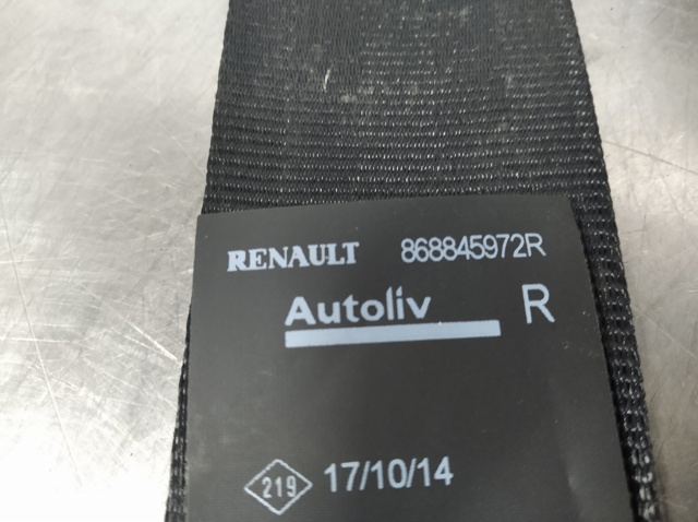 RENAULT 868845972R Ремень безопасности передний правый в наличии Винница
