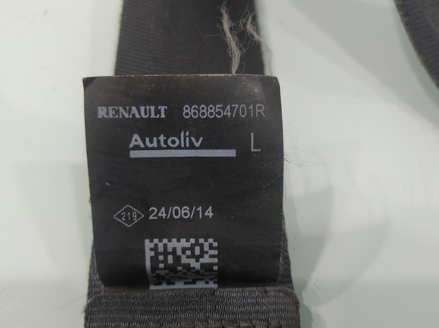 868854701R RENAULT Левый ремень безопасности купить в Львов