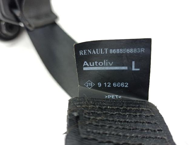 RENAULT 868856883R Ремень безопасности передний левый в наличии Украина