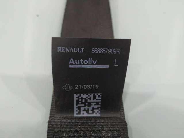 RENAULT 868857909R Ремень безопасности передний левый в наличии Ровно