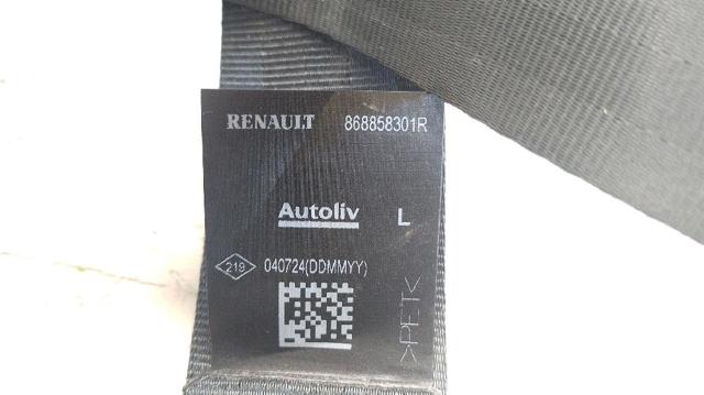 868858301R RENAULT Ремень безопасности передний левый купить в Хмельницкий